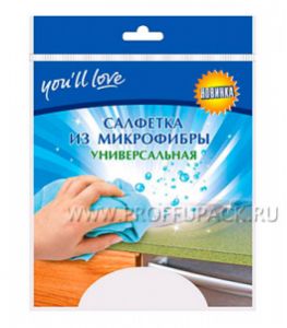 Салфетка из микрофибры универсальная 30х30 You'll love (58044) [10/100]