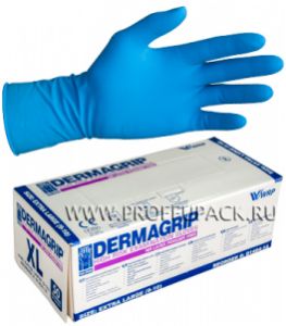 Перчатки латексные DERMAGRIP HIGH RISK (Хай риск) XL (размер 9-10) [25/250]