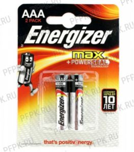 Батарейки ENERGIZER Max LR3 (ААА) алкалин  (блистер 2 шт) [2/144]