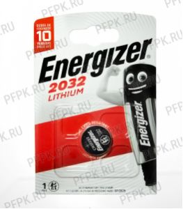 Батарейки ENERGIZER CR2032 (блистер 1 шт) [1/10]