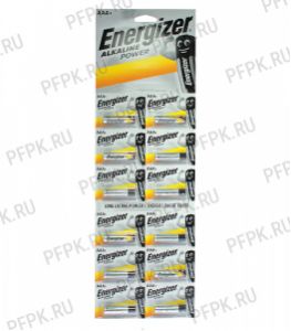 Батарейки ENERGIZER LR3 (ААА) алкалин (блистер-отрыв 12 шт) [12/120]